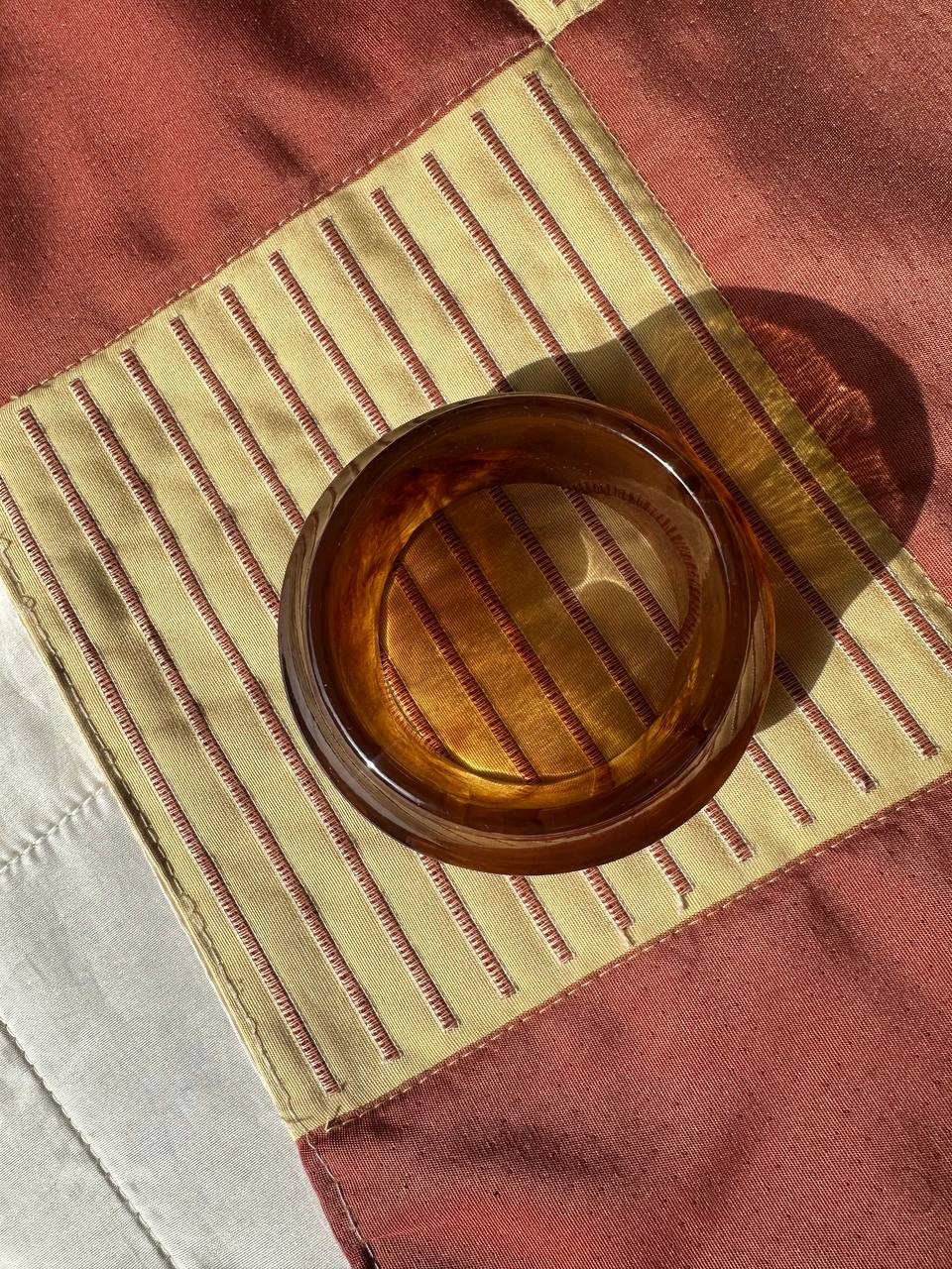 Amber Swirl Bangle
