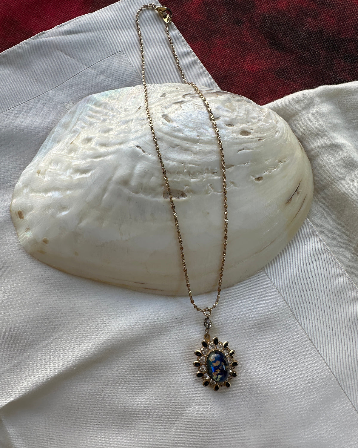 Midnight Jewel Pendant Necklace